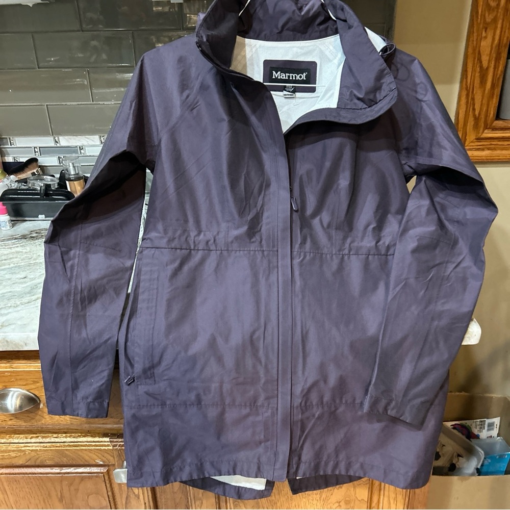 Marmot Rain Women’s Sz XS EVODry Phoenix Jacket Waterproof Long Length Hood